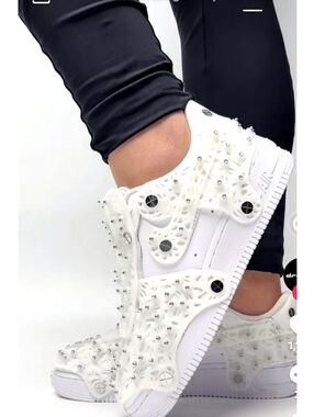 Nike Air Force 1 X Swarovski Retroreflective Crystals Sneaker Streetwear Hip Hop